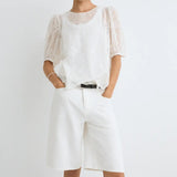 ESE O ESE Phoenix Off White Bermudashorts 