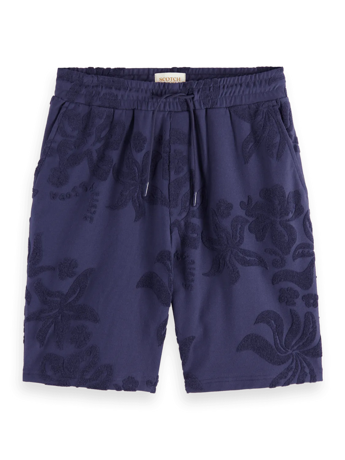 Bermuda Scotch & Soda Jacquard Towelling - ECRU