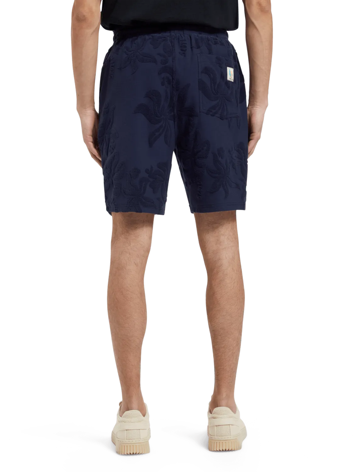 Bermuda Scotch & Soda Jacquard Towelling - ECRU