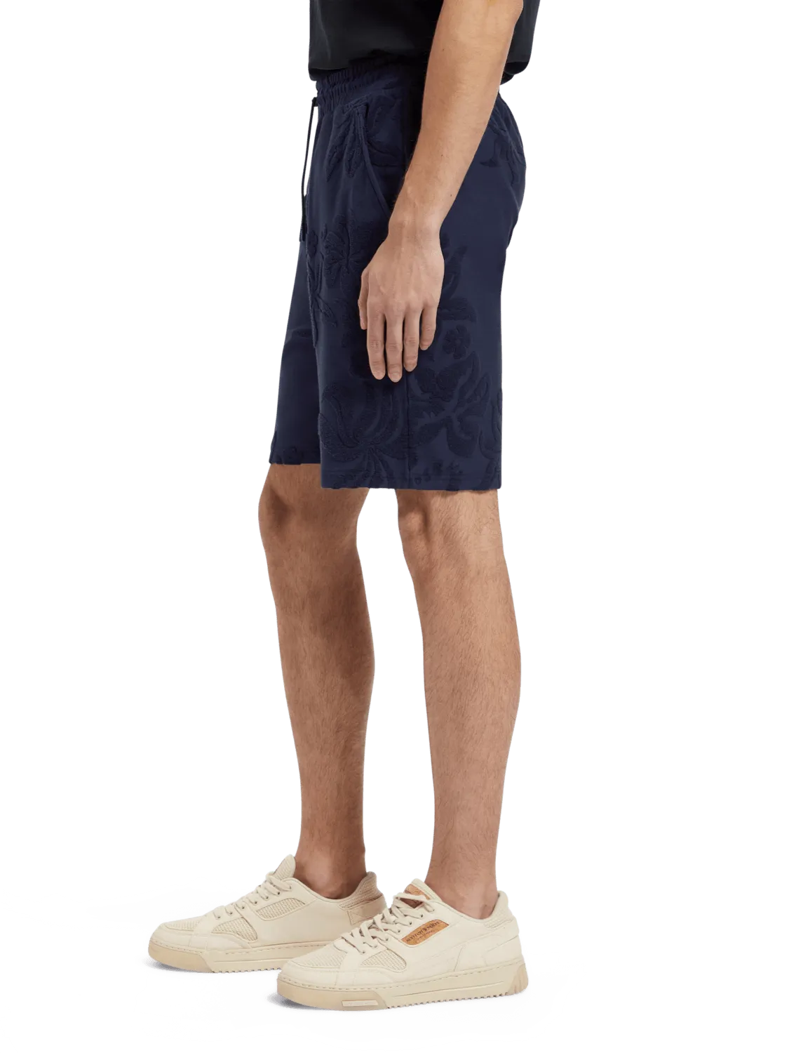 Bermuda Scotch & Soda Jacquard Towelling - ECRU