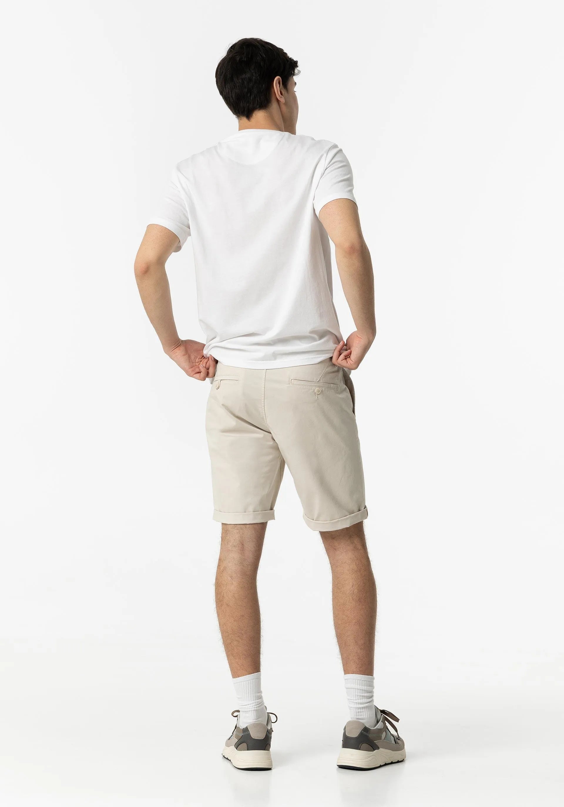 Bermuda TIFFOSI Chino Slim Fit Beige - ECRU
