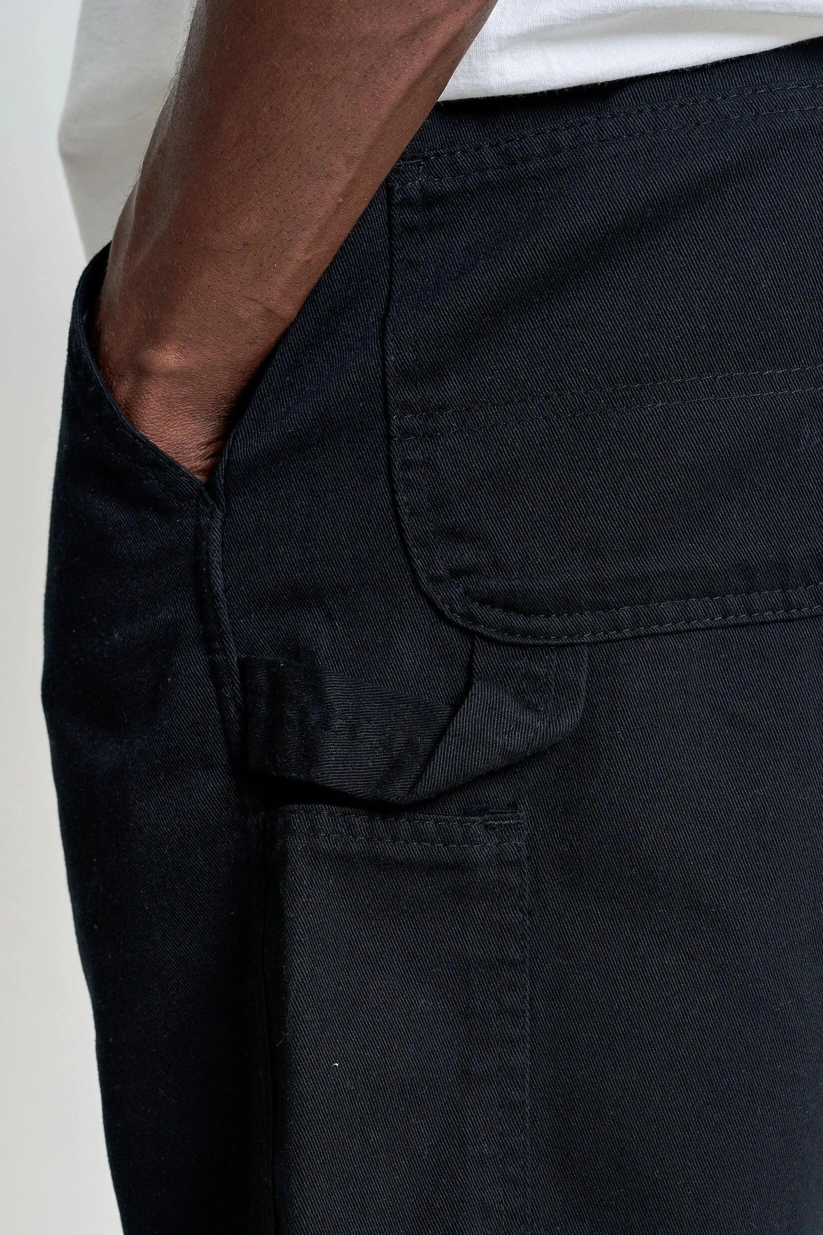 Bermudas Birden Carpenter Black - ECRU