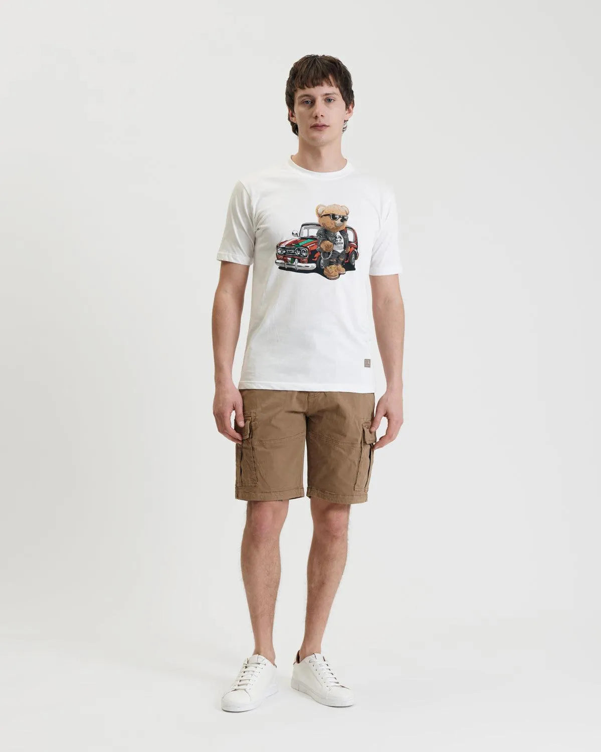 Bermudas Gianni Lupo GL305R Cargo Camel - ECRU