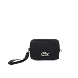 Billetera Lacoste Neocroc con cremallera Negra - ECRU