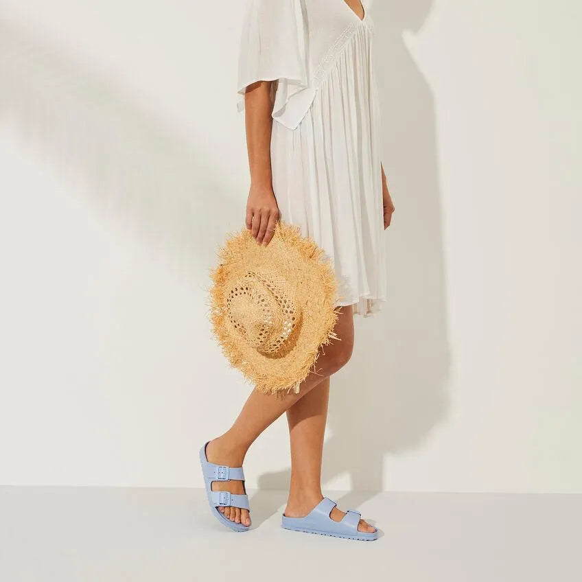 Birkenstock Arizona EVA Dusty Blue - ECRU