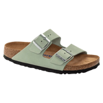 Birkenstock Arizona Plantilla Blanda Piel nubuc Matcha - ECRU