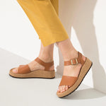 Birkenstock Glenda Cuero Natural Ginger Brown - ECRU