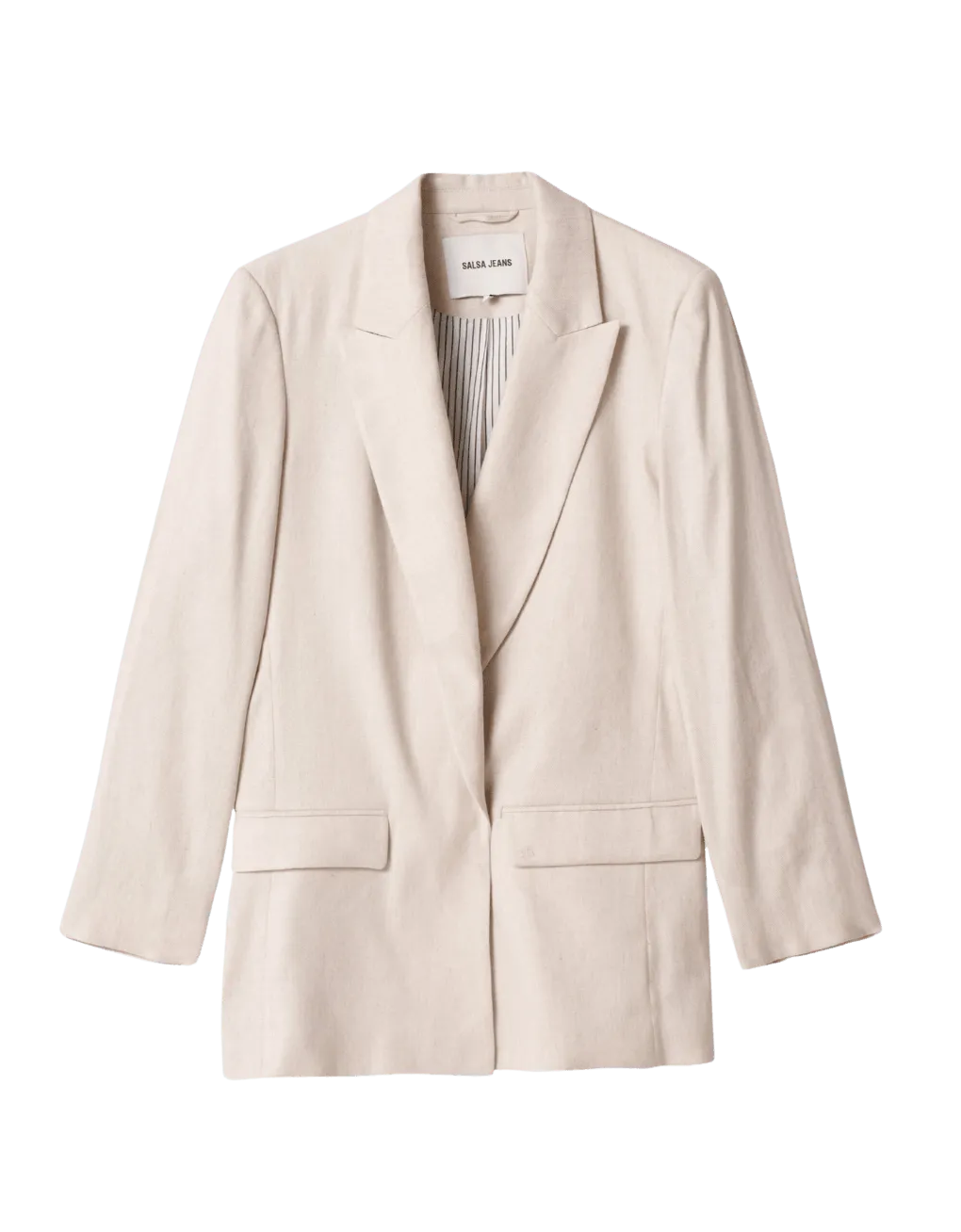 Blazer de lino Salsa Jeans - ECRU