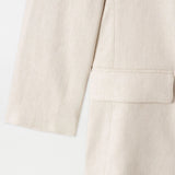 Blazer de lino Salsa Jeans - ECRU