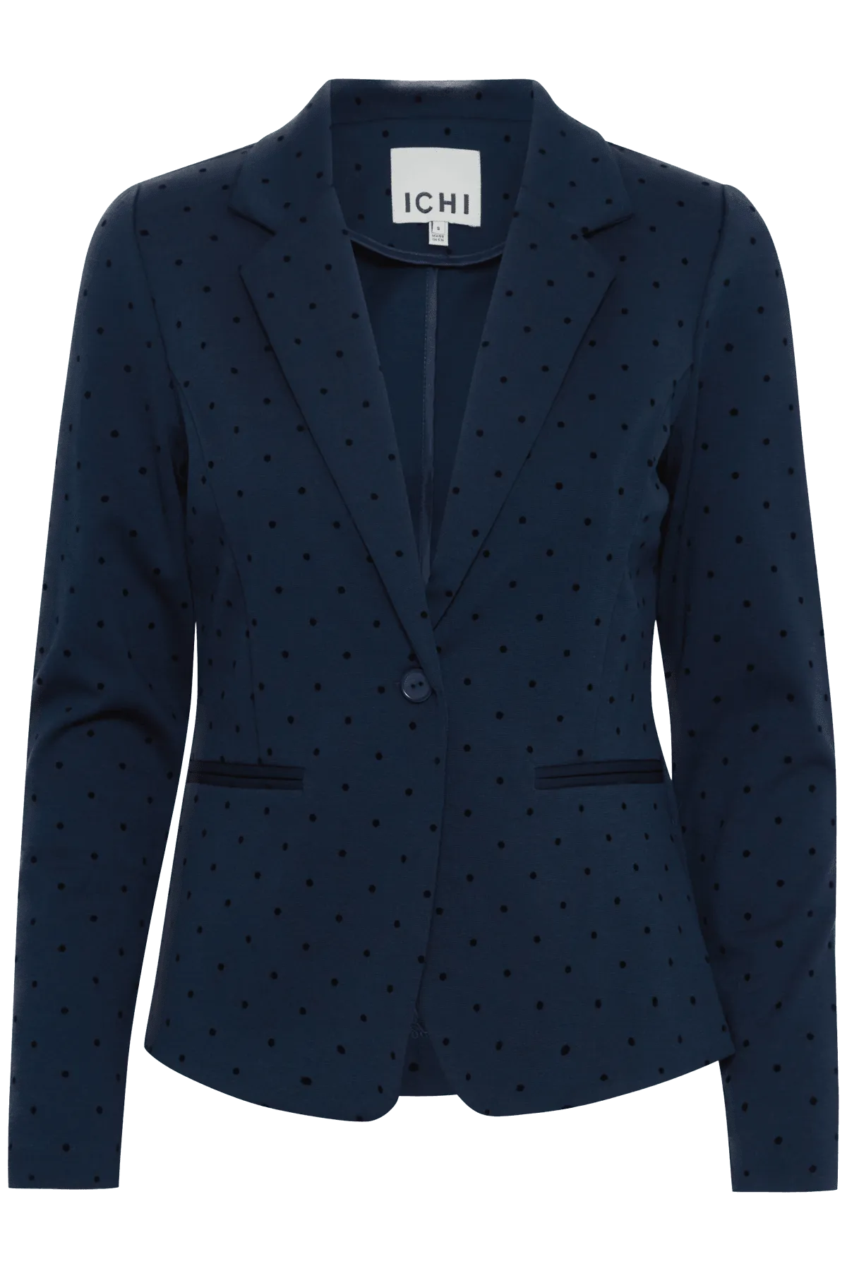 Blazer ICHI Kate Print Dot Total Eclipse - ECRU