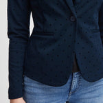 Blazer ICHI Kate Print Dot Total Eclipse - ECRU