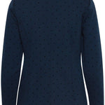 Blazer ICHI Kate Print Dot Total Eclipse - ECRU