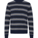 Jersey BLEND Branko Crew Knit Stripe Salute, flat frontal