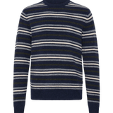 Jersey BLEND Branko Crew Knit Stripe Salute, flat frontal