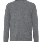 Cárdigan BLEND Branko Polo Pewter Melange vista trasera