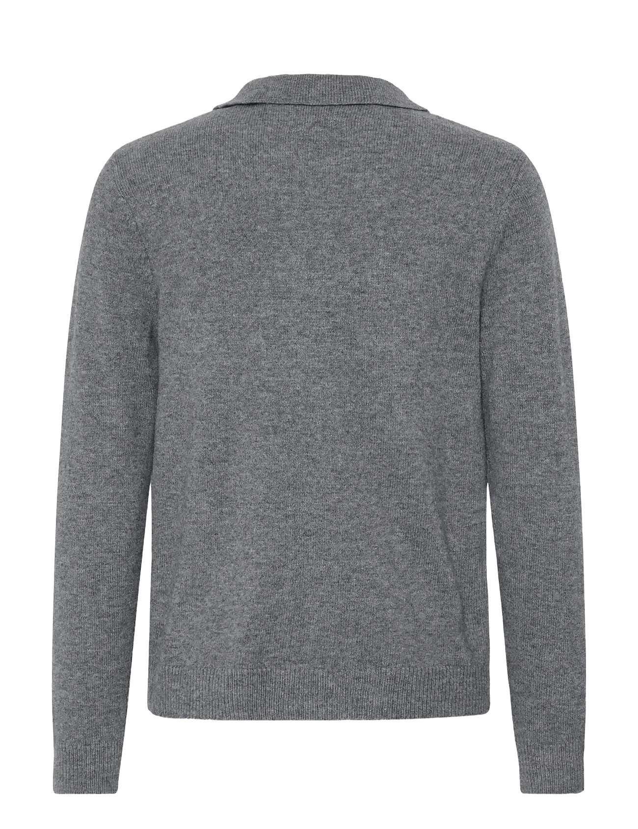 Cárdigan BLEND Branko Polo Pewter Melange vista trasera