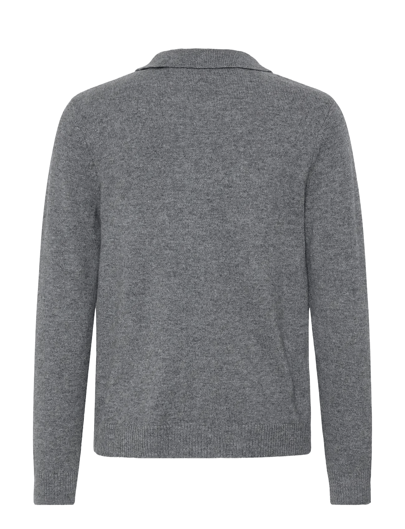 Cárdigan BLEND Branko Polo Pewter Melange vista trasera