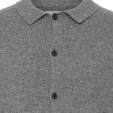 Cárdigan BLEND Branko Polo Pewter Melange detalle tejido