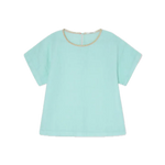 Blusa Dr Bloom Flake Lino Agua - ECRU