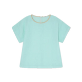Blusa Dr Bloom Flake Lino Agua - ECRU