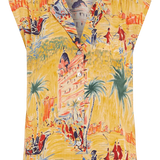 Blusa King Louie July Serafini Tuscan Yellow - ECRU
