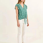Blusa Molly Bracken Green Diane - ECRU