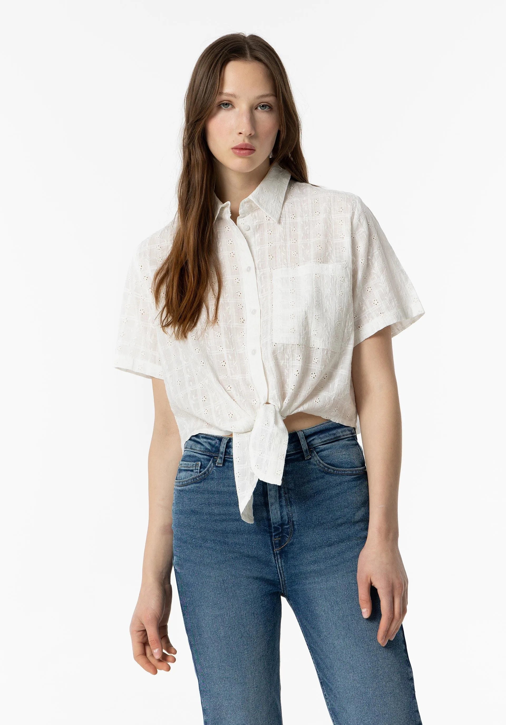 Blusa TIFFOSI Samy - ECRU