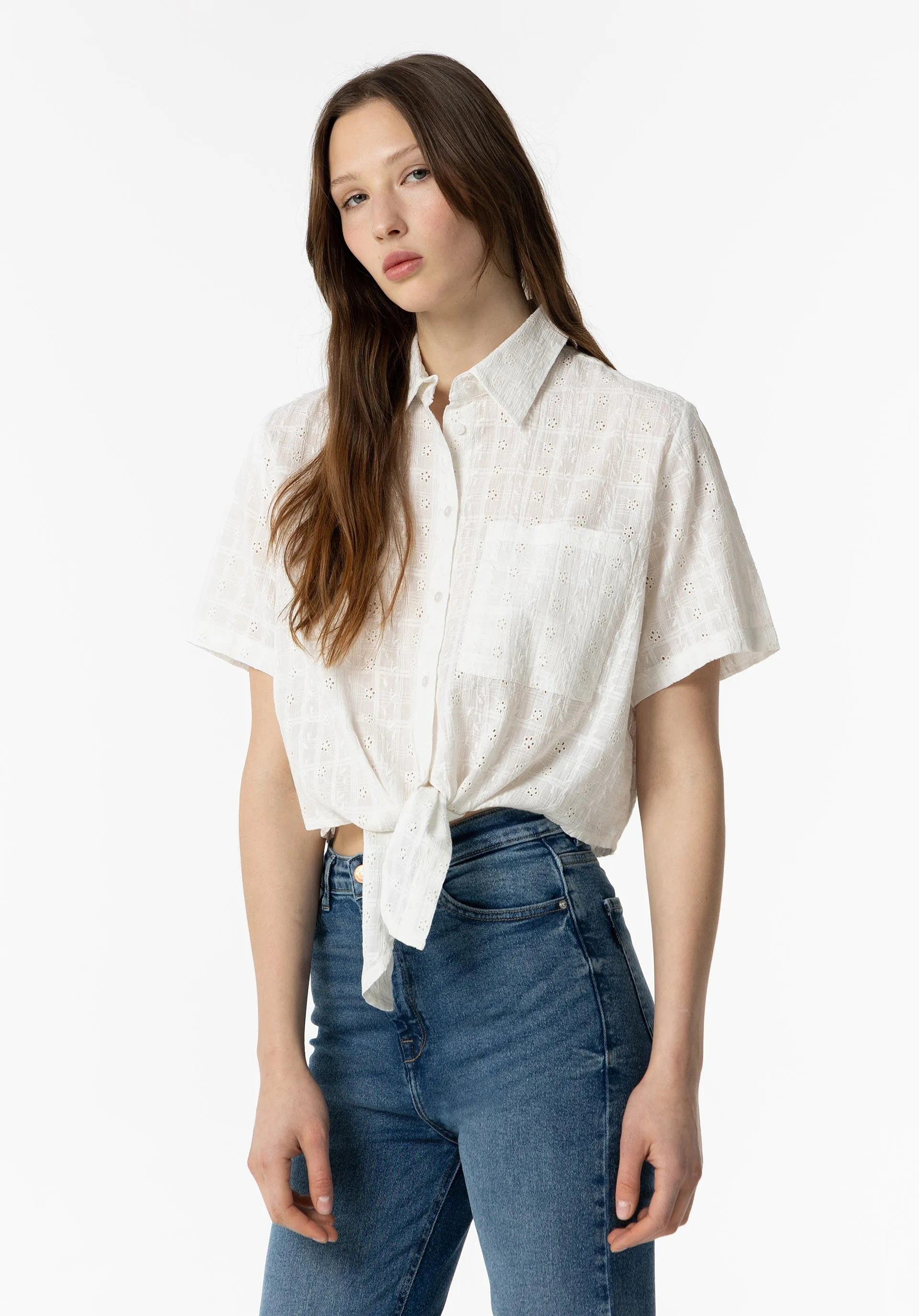 Blusa TIFFOSI Samy - ECRU