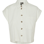 Blusa Vero Moda Luna Cropped - ECRU