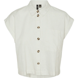 Blusa Vero Moda Luna Cropped - ECRU
