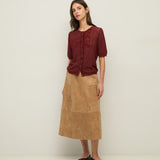 Cárdigan YERSE Valeria Frambuesa