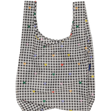Bolsa Baggu Estándar Reciclada Gingham Hearts - ECRU