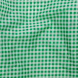 Bolsa Baggu Estándar Reciclada Green Gingham - ECRU