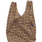 Bolsa Baggu Estándar Reciclada Wavy Gingham Peach - ECRU