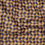 Bolsa Baggu Estándar Reciclada Wavy Gingham Peach - ECRU