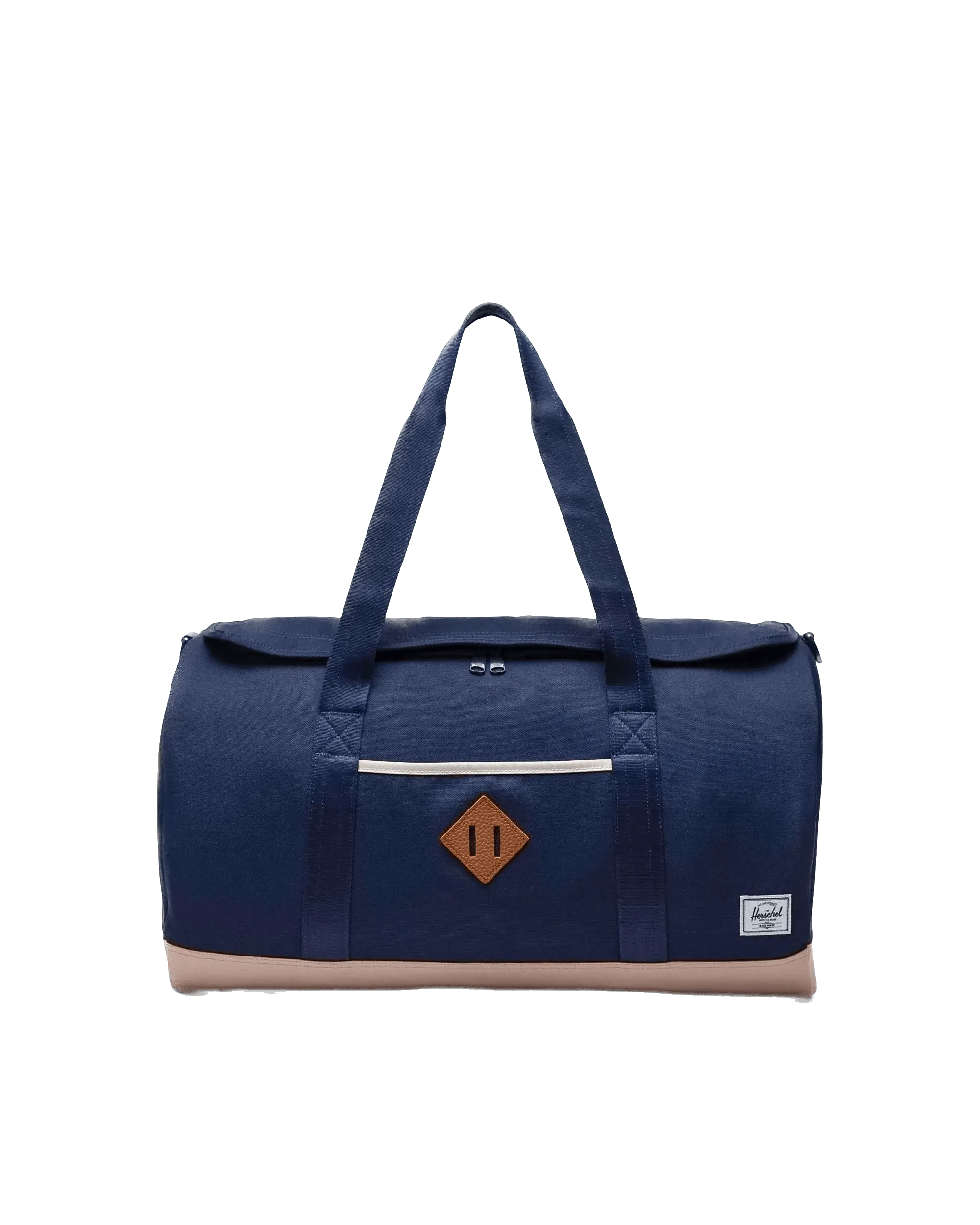 Bolsa Herschel Heritage Duffle Peacoat Light Taupe Whitecap Gray - ECRU