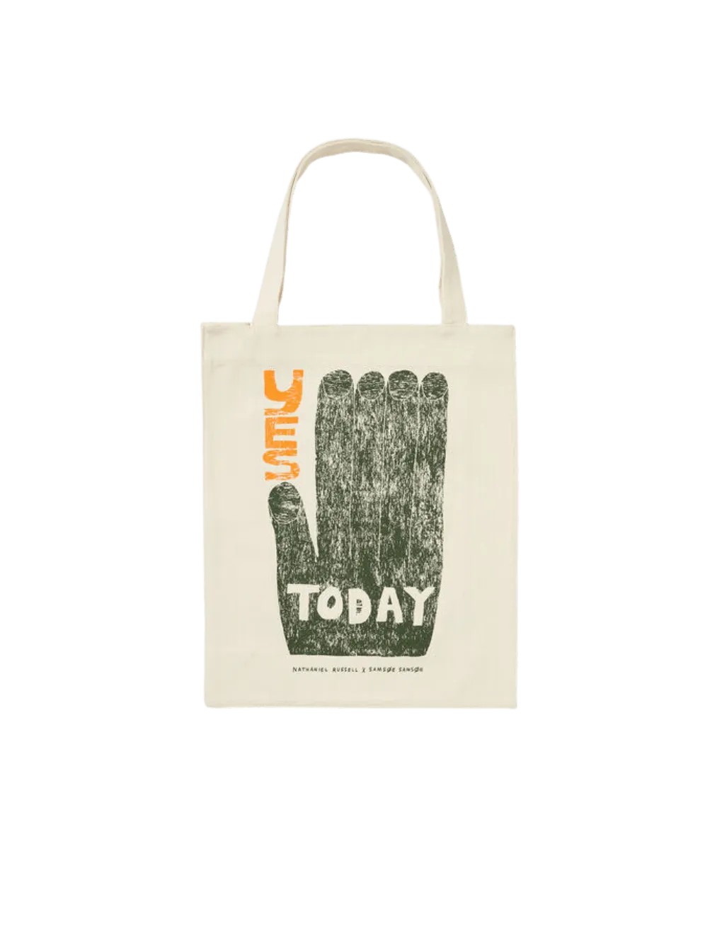 Bolsa Samsøe Samsøe x Nathaniel Russell Yes - ECRU