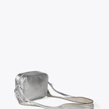 Bolso LOLA CASADEMUNT Bandolera Monograma Efecto Piel Plateado