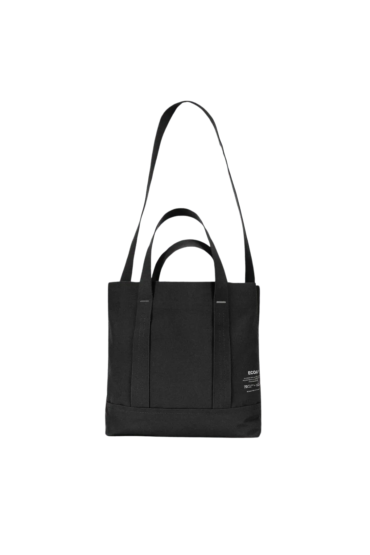 Bolso ECOALF Bonded Shopper M Negro - ECRU