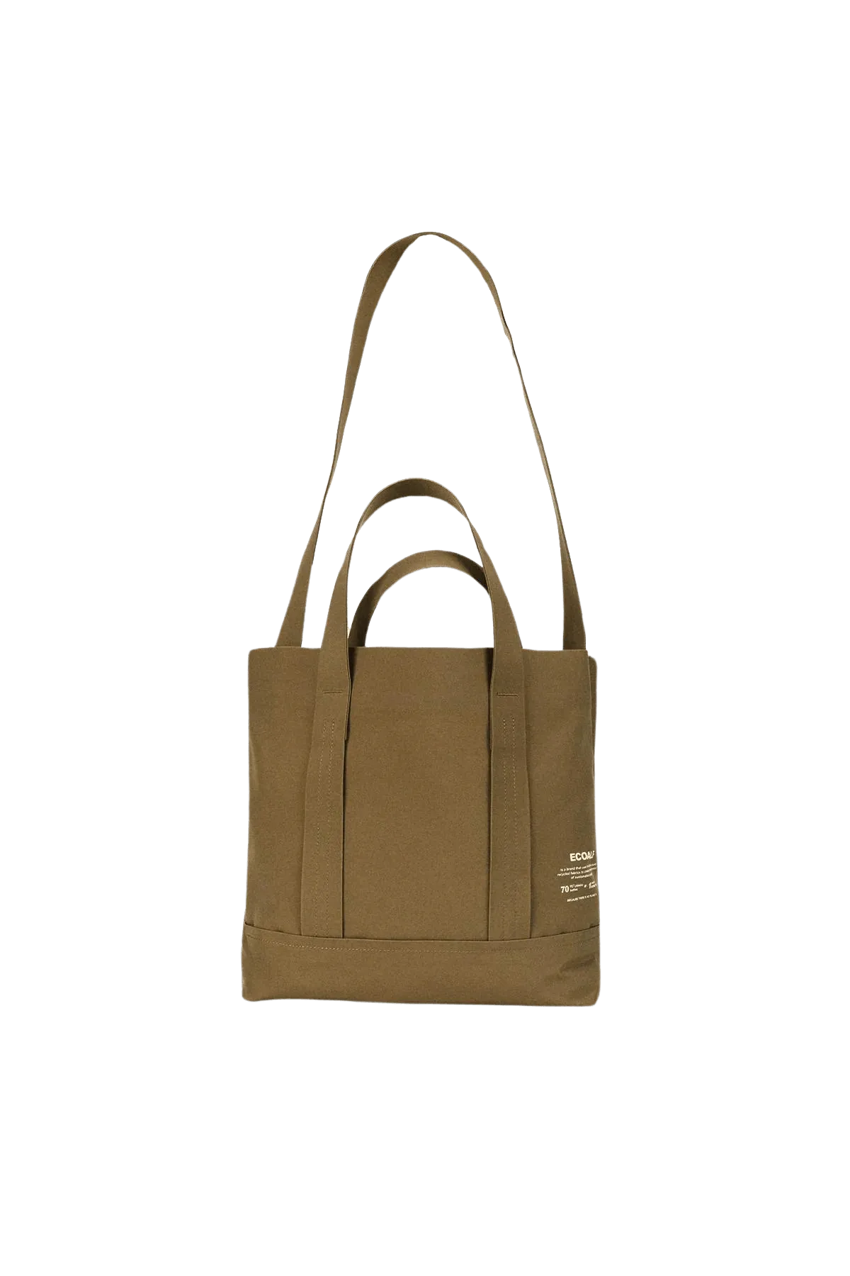 Bolso ECOALF Bonded Shopper M Verde - ECRU