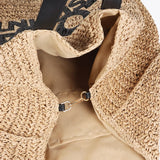 Bolso LOLA CASADEMUNT Rafia Logo Brillante