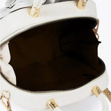 LOLA CASADEMUNT Flower Bag Raw Leather Effect 