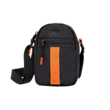 Bolso Lefrik Jan Side Bag Vandra Black Ripstop - ECRU