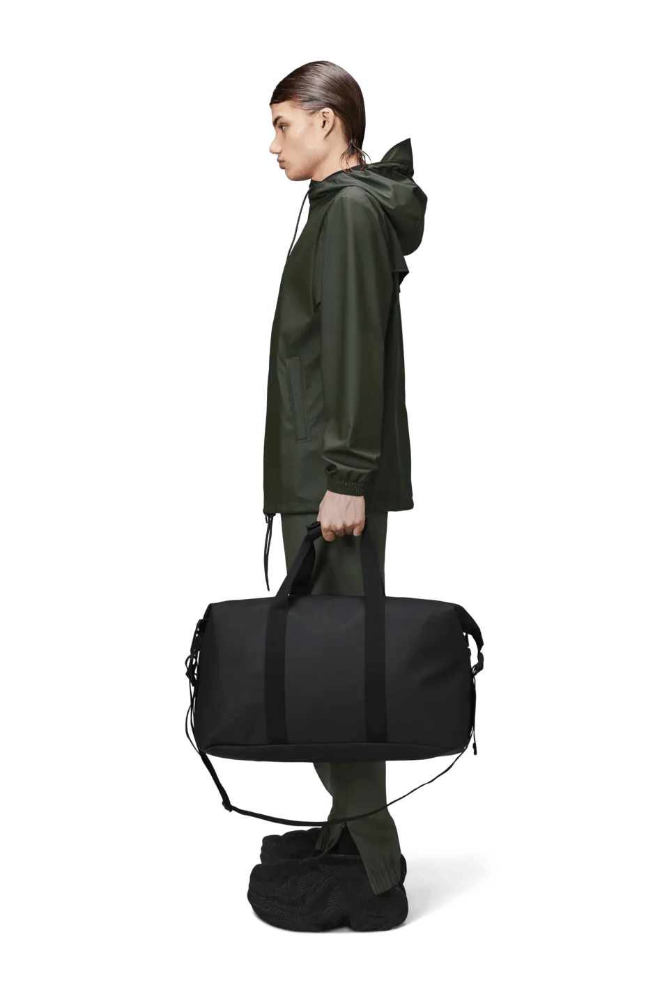 Bolso Rains Hilo Weekend Bag Black - ECRU