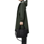 Bolso Rains Tote Bag Micro Black - ECRU