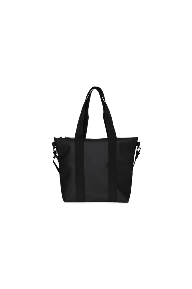 Bolso Rains Tote Bag Mini Black - ECRU