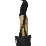 Bolso Rains Tote Bag Mini Black - ECRU