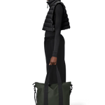 Bolso Rains Tote Bag Mini Green - ECRU