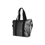 Bolso Rains Tote Bag Mini Metallic Grey - ECRU