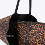 Bolso LOLA CASADEMUNT Shopper Animal Print Leopardo